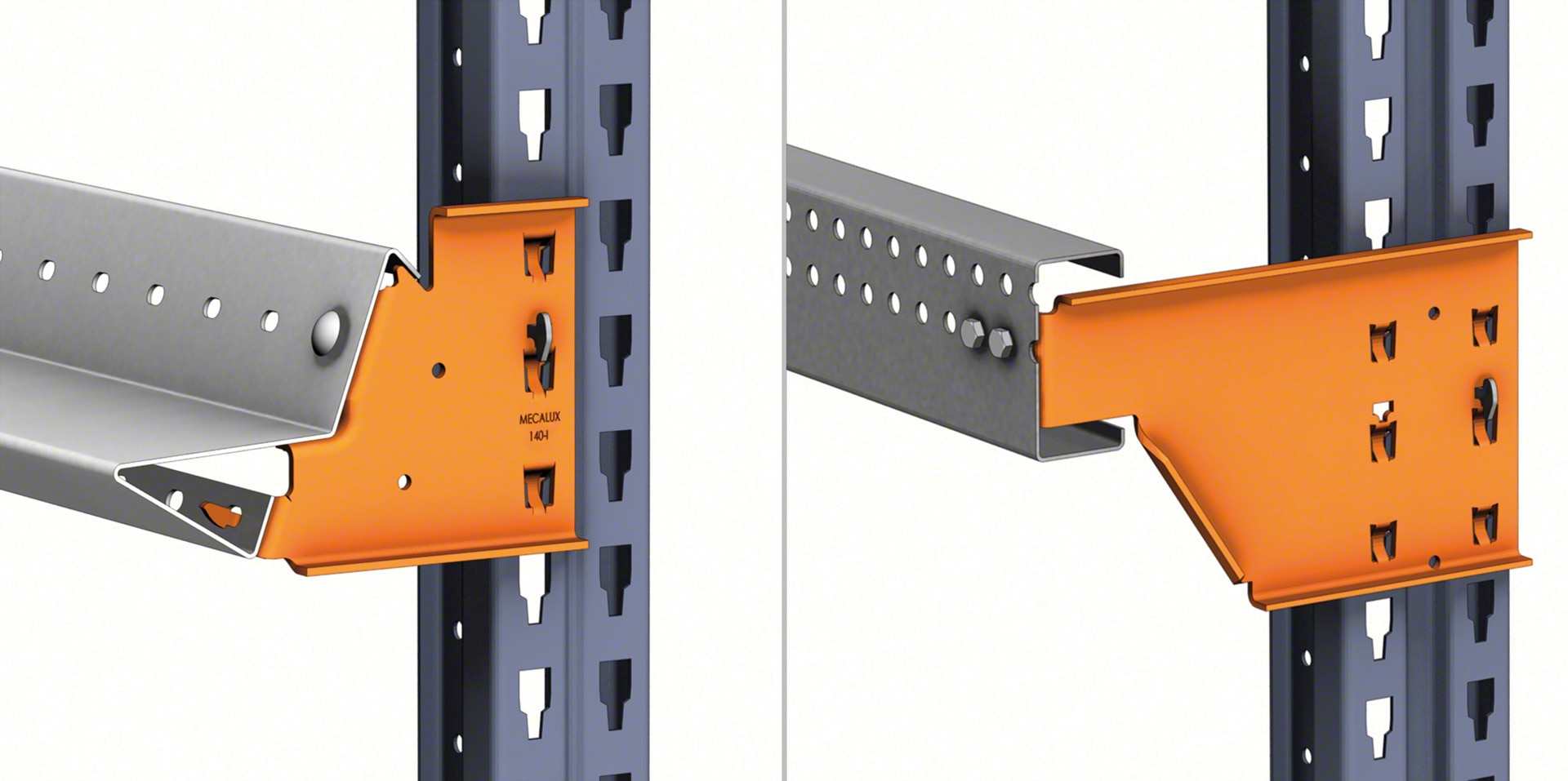 Although GP brackets are the most common, some pallets require an additional C support to protect the load