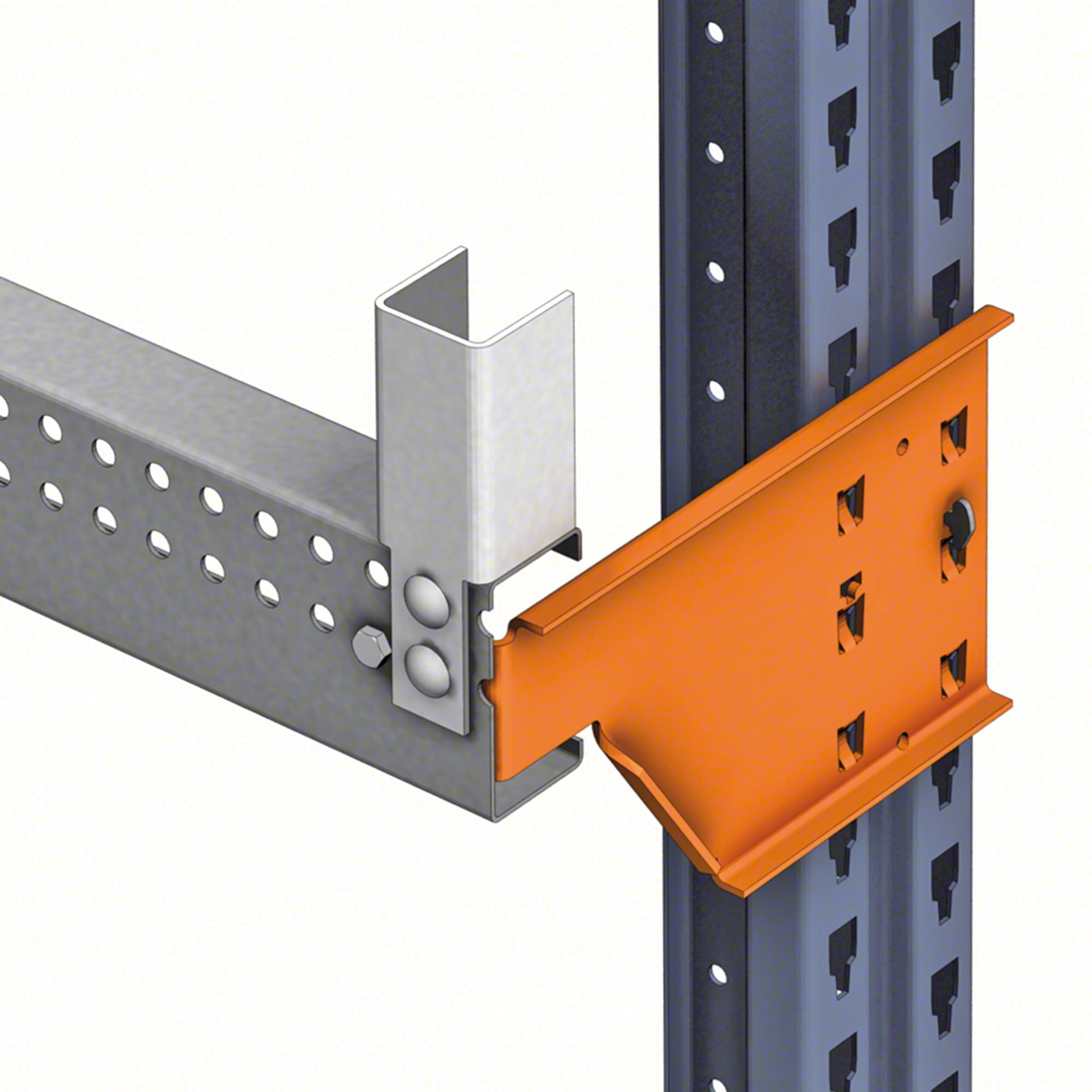 The C brackets are specifically for installations where a long goods need storing