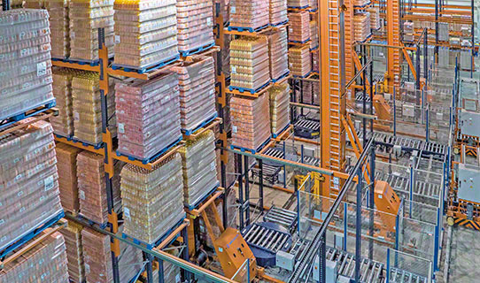 Dispozitiv Trilateral pentru rafturi de paleti