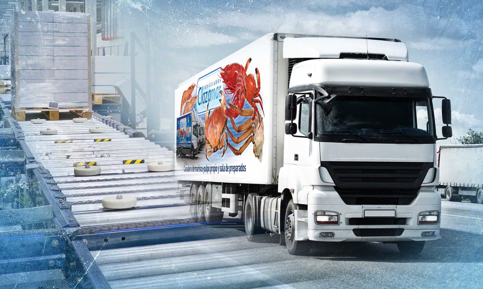 Clazamar: transport automatizat la mezanin pentru alimente congelate