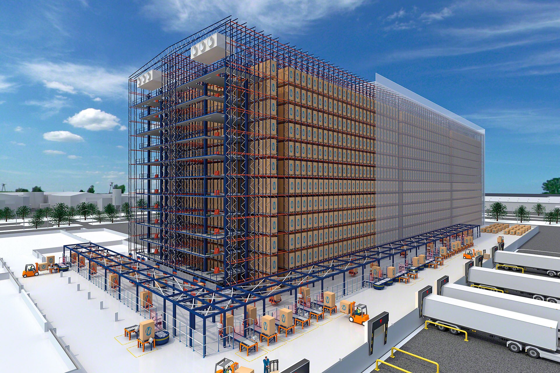 Automatic Pallet Shuttle ensures energy savings in cold store warehouses