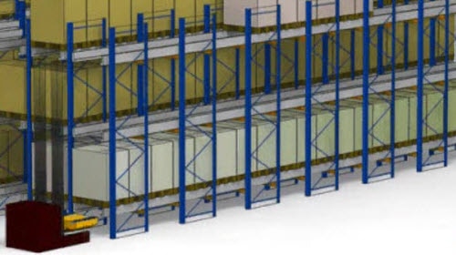 Sistema Pallet Shuttle, la compactación semiautomática