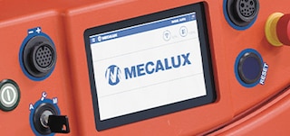 Fiecare robot AMR are un ecran pentru a informa despre starea sa și despre activitățile de întreținere