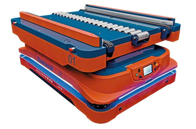 Roboții mobili autonomi transportă încărcături între două puncte complet autonom