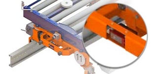 Fotocelulele măresc securitatea sistemului asigurând distanța corespunzătoare între cărucioare Fotocelulele măresc securitatea sistemului asigurând distanța corespunzătoare între cărucioare